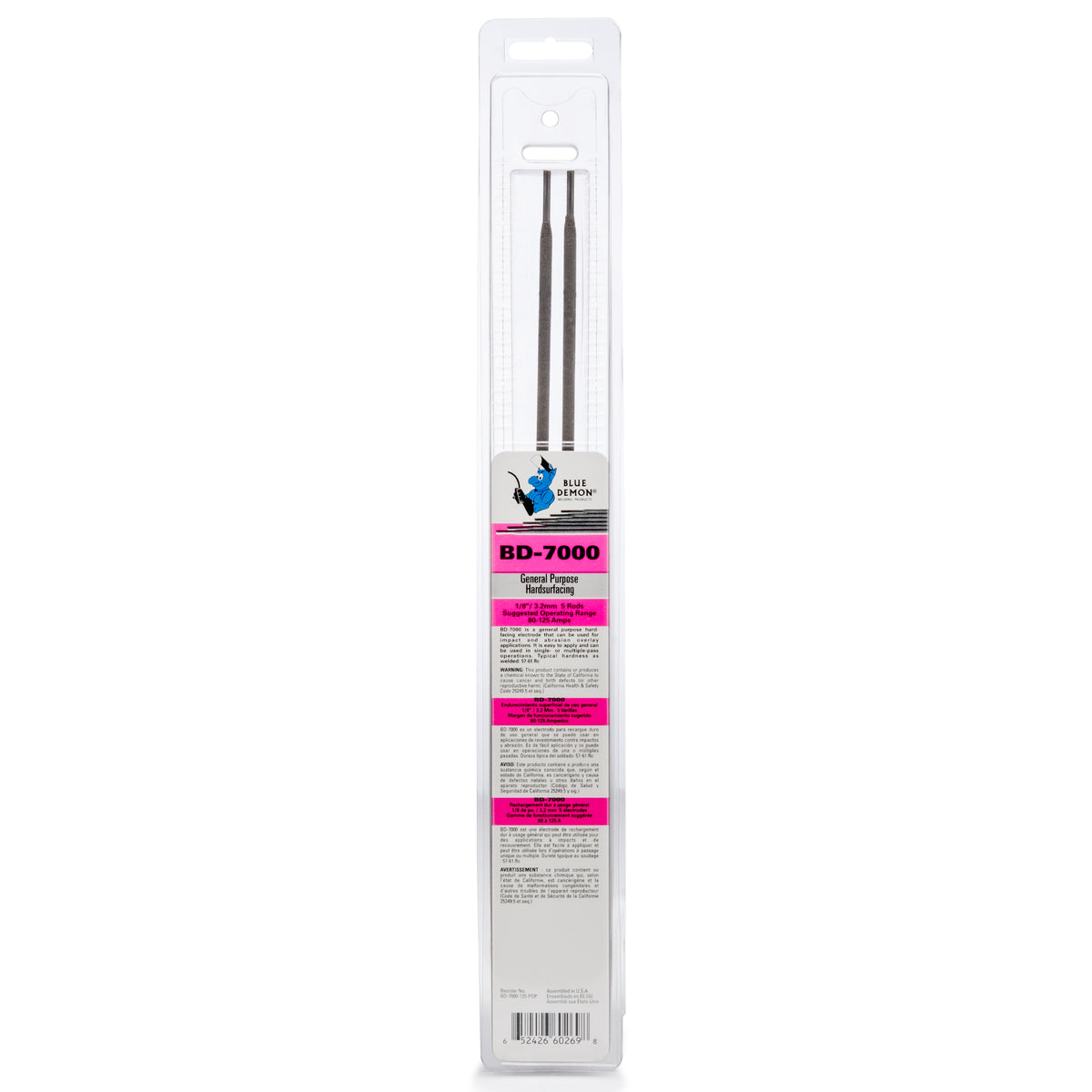 Alloy 7000 X 1/8in X 14in X POP Pack gen purpose hardfacing maintenanc ...