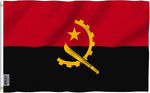 Anley- Angola Country Flag 3x5