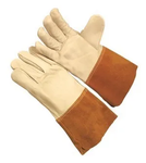 B GRADE, MIGTIG GRAIN WELDING GLOVE, 4.5′ RUSSET SPLIT LEATHER CUFF, KEVLAR SEWN