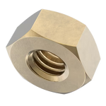 M8 x 13mm Hexagon Nuts (DIN 934) - Brass