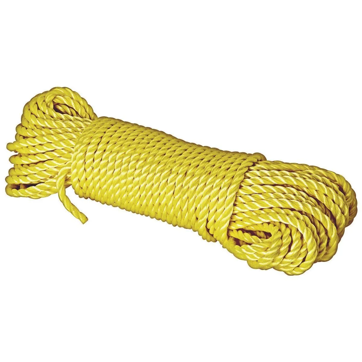 HAUL-MASTER Yellow Polypropylene Rope, 3/8 in. x 100 ft. with 330 lb ...