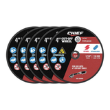CHIEF 4 in. x 1/16 in. x 3/8 in., Type 01/41 Cut-Off Wheels