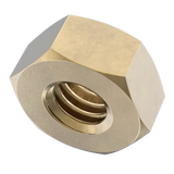 M10 x 16mm Hexagon Nuts (DIN 934) - Brass