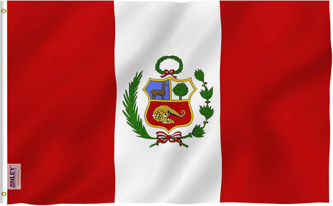 Anley Fly Breeze 3x5 Foot Peru Flag