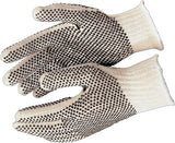 MCR Safety - Knit Work Gloves With Black PVC Dotted