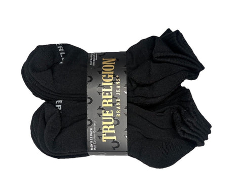 True Religion- Men's 12 Pack Half Cushion Quarters