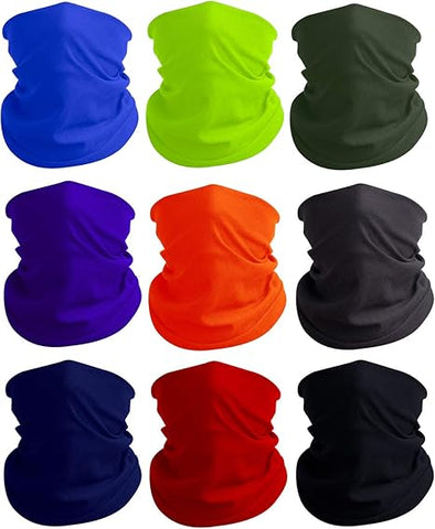 Face Mask Protection-Dust UV Aerosols Reusable Washable Neck Gaiter Bandana