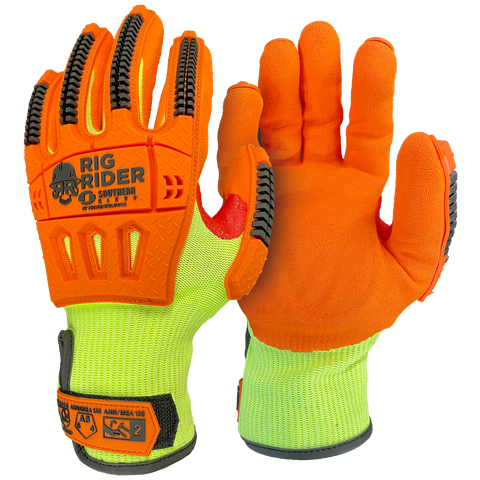 Southern Glove "Rig Rider" 15G Sandy Nitrile Dipped General Purpose Gloves with A5 Cut Protection
