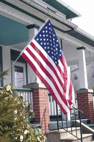 Valley Forge 3 Ft. x 5 Ft. Polycotton American Flag & 6 Ft. Pole Kit