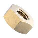 M10 x 16mm Hexagon Nuts (DIN 934) - Brass