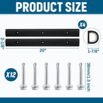 20 Inch Universal Rubber Bumper Strip