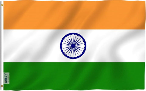 Anley Fly Breeze - India Flag 3' x 5'