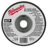 Milwaukee 6 in. x .045 in. x 7/8 in. Cut-Off Wheel (Type 1)