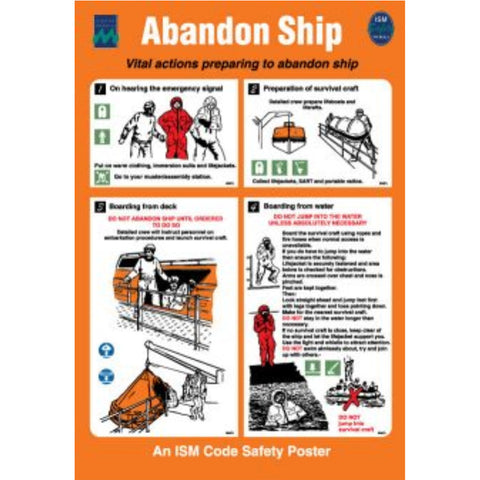 POSTER - ABANDON SHIP