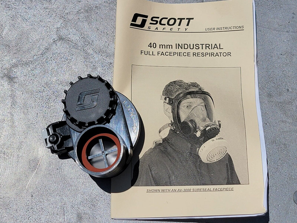 Scott Safety 7422 Vierteldreh-Adapter – Für AV2000 & AV3000 Masken – Mit P100 Filterkombination