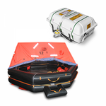 DUARRY 12 PERSON COMPACT LOW PROFILE SOLAS/MED LIFERAFT WITH A-PACK
