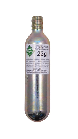 CREWSAVER REPLACEMENT CO2 CYLINDERS - 23gm