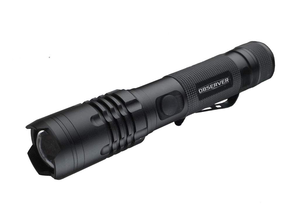 1000 LUMENS TACTICAL LED RECHARGEABLE FLASHLIGHT (TORCH) by Observer T – RussmillSafety.com 1000 LUMENS TACTICAL LED RECHARGEABLE FLASHLIGHT (TORCH) by Observer T – RussmillSafety.com