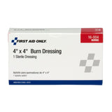 First Aid Only - 4"X4" Burn Dressing, 1 Per Box