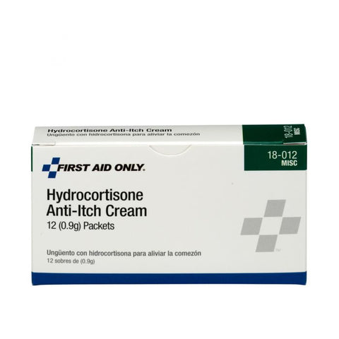 First Aid Only - Hydrocortisone Cream, 12 Per Box