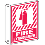 Fire Extinguisher 2-Way View - Fire Safety Signs