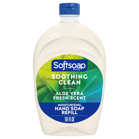 Softsoap - Liquid Hand Soap Refill, Soothing Clean, Aloe Vera Fresh Scent, 50 oz