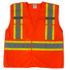 5-Point Breakaway Hi-Viz Safety Vest, Orange