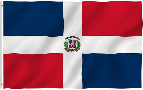 Anley - Dominican Republic Polyester Flag - 3' x 5'