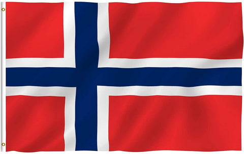 Anley - Norway Polyester Flag - 3' x 5'