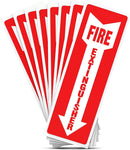 Virtue Buy - Fire Extinguisher Sign - 4'' X 12''
