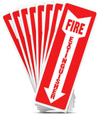 Virtue Buy - Fire Extinguisher Sign - 4'' X 12''