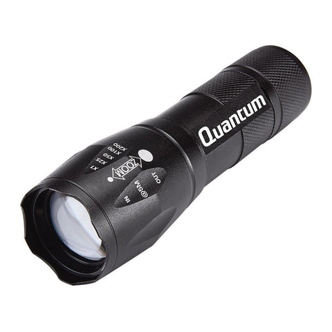 QUANTUM - 588 Lumen Tactical LED Flashlight, Black