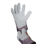 HARDY - Split Leather Work Gloves with Cotton Back