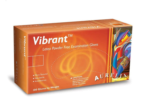 Vibrant - Latex, Powder Free Examination Gloves