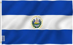 Anley Fly Breeze Series - El Salvador Polyester Flag - 3' x 5'