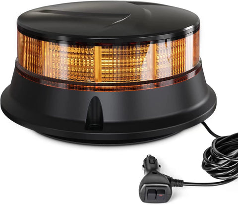 Agrieyes - Amber Beacon Light, 4.2Inch, 7 Flashing Modes
