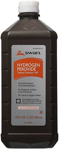Swan Hydrogen Peroxide, 3%, 32-oz.