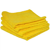 Kirkland - Microfiber Towels, Yellow 16 in x 16 in