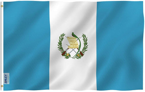 Anley - Guatemala Polyester Flag - 3' x 5'