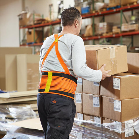 WESTERN SAFETY - Back Support Belt with Reflector – RussmillSafety.com