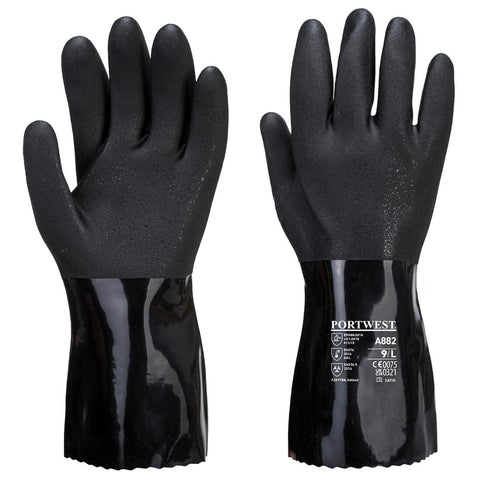 PW A882 - ESD PVC Chemical Gauntlet