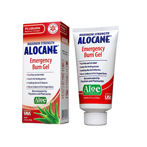 Alocane Maximum Strength Emergency Burn Gel, 2.5 Fl Oz