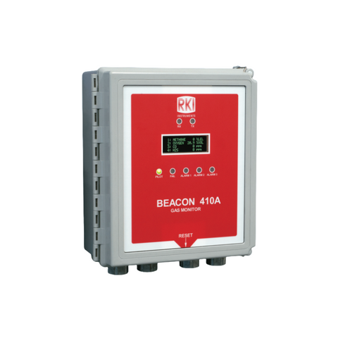 Beacon 410A Four Channel Wall Mount Controller by RKI Instruments