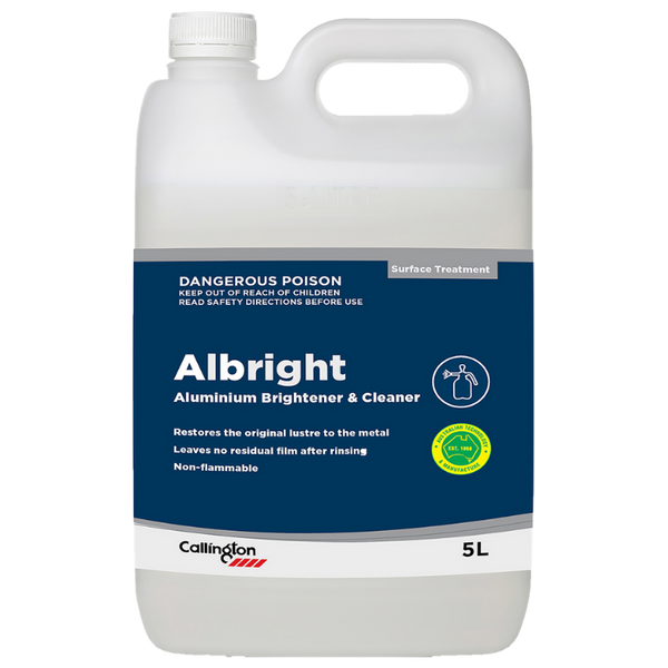 1-Gal.) & (5-Gal.) AL-CLEAN Aluminum Acid Cleaner & Brightener Concentrate