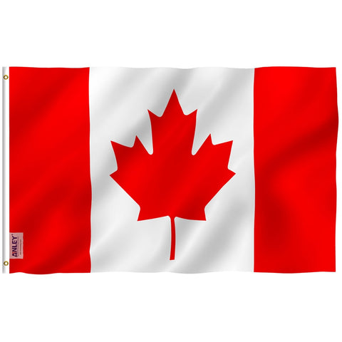 Anley Fly Breeze Series - Canada Polyester Flag - 3' x 5'