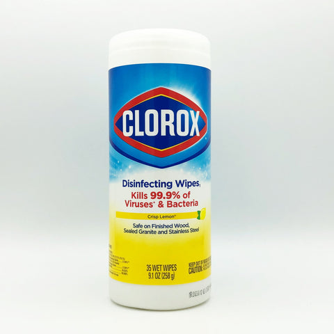 Clorox Disinfecting Wipes, 35 CT - Crisp Lemon