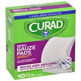 Curad - Small Non-Woven Gauze Pads, 10-ct. Box