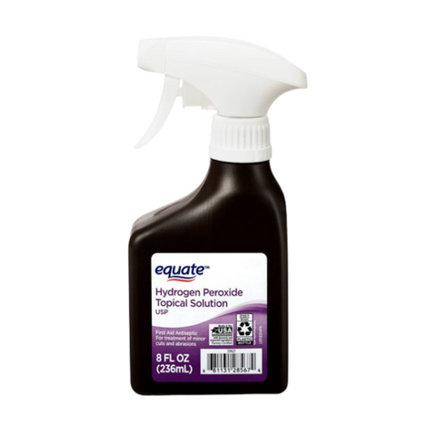 Equate 3% Hydrogen Peroxide Topical Solution Antiseptic Spray, 8 fl oz
