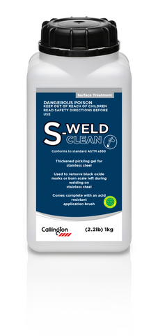 Callington - S-Weld Clean: Thickened Pickling Gel for Stainless Steel