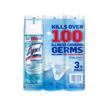 Lysol Disinfectant Spray, Crisp Linen Scent 19 oz, (3 pack)